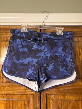 Athleta Blue Camo Swim Shorts